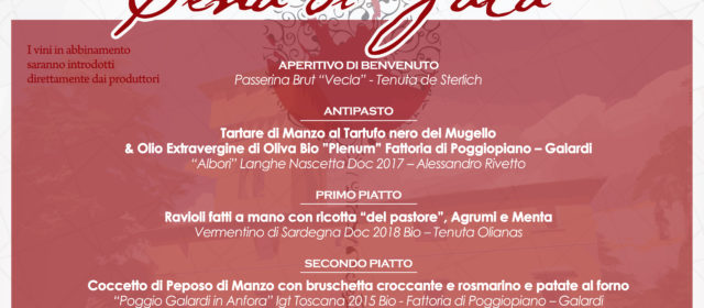 Cena di Gala – Sabato 2 Novembre